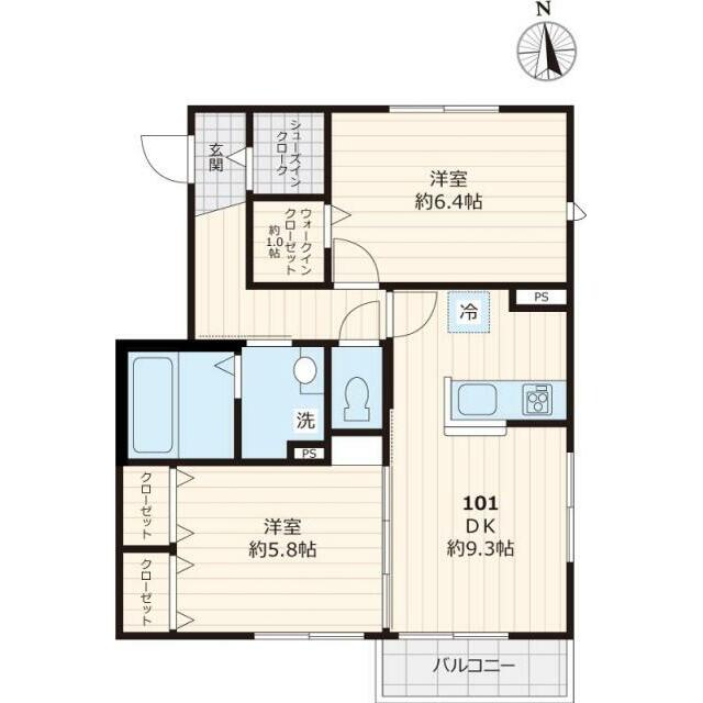 フィカーサ西東京　仮称フィカーサ新町Ａ棟 間取り