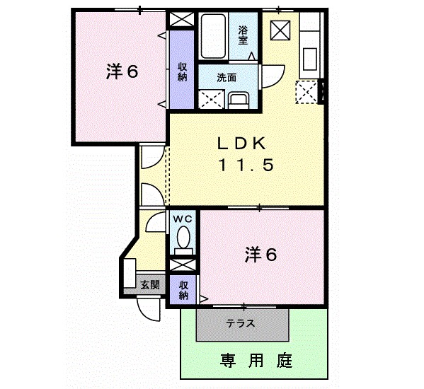 ローゼンハイム　Ｂ 間取り