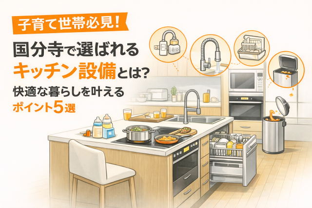 子育て世帯必見!国分寺で選ばれるキッチン設備とは?快適な暮らしを叶えるポイント5選